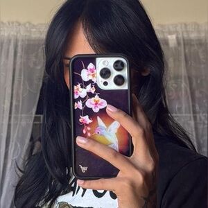 Wildflower Hummingbird iPhone 14 Pro Case